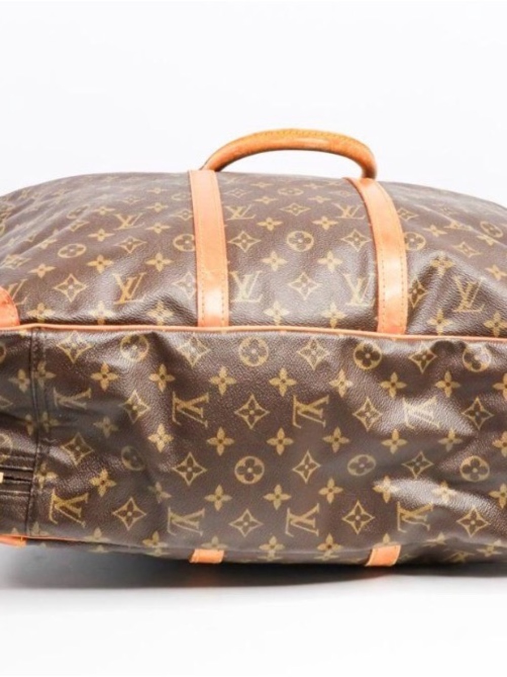 Louis Vuitton Monogram Sirius 50 Boston Bag in Brown and Tan - Picture 3 of 10